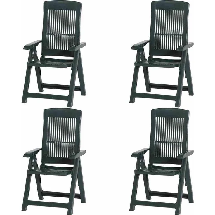 Tampa SET 4 x Klappsessel grün