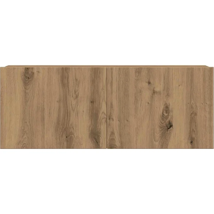 vidaXL 4-tlg. TV-Schrank-Set Wandmontage Artisan-Eiche Holzwerkstoff 3329156 – Bild 4