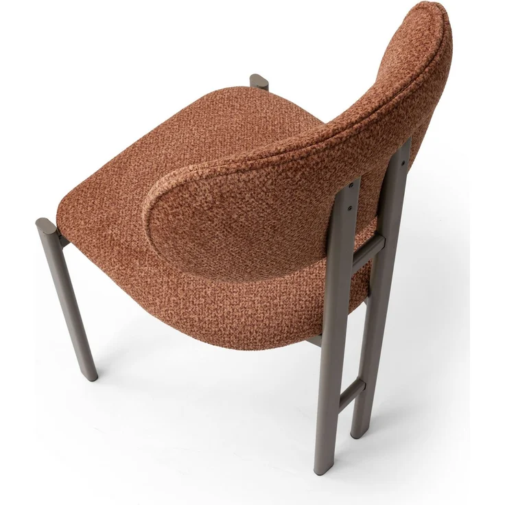 Skye Decor 'Muriz - 4964' Stuhlset (2-teilig), Ziegelrot / Cappuccino, 43 x 83 x 47,5 cm – Bild 5