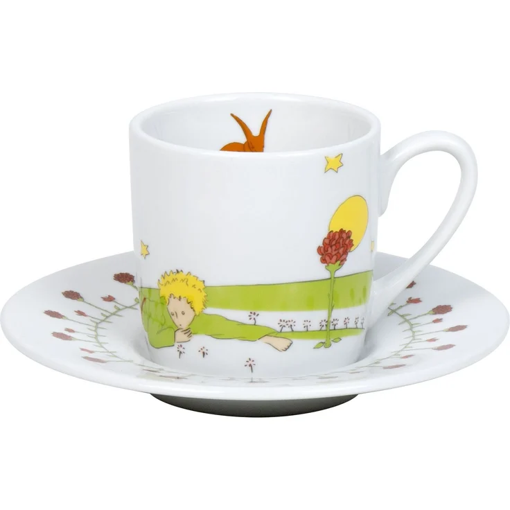 KÖNITZ 1150531599 Espressotasse Der kleine Prinz Freundschaft 85 ml, Porzellan – Bild 1