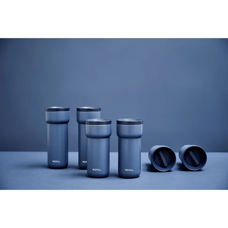 Mepal 'Ellipse' Thermobecher, Edelstahl, nordic denim, 375 ml – Bild 4