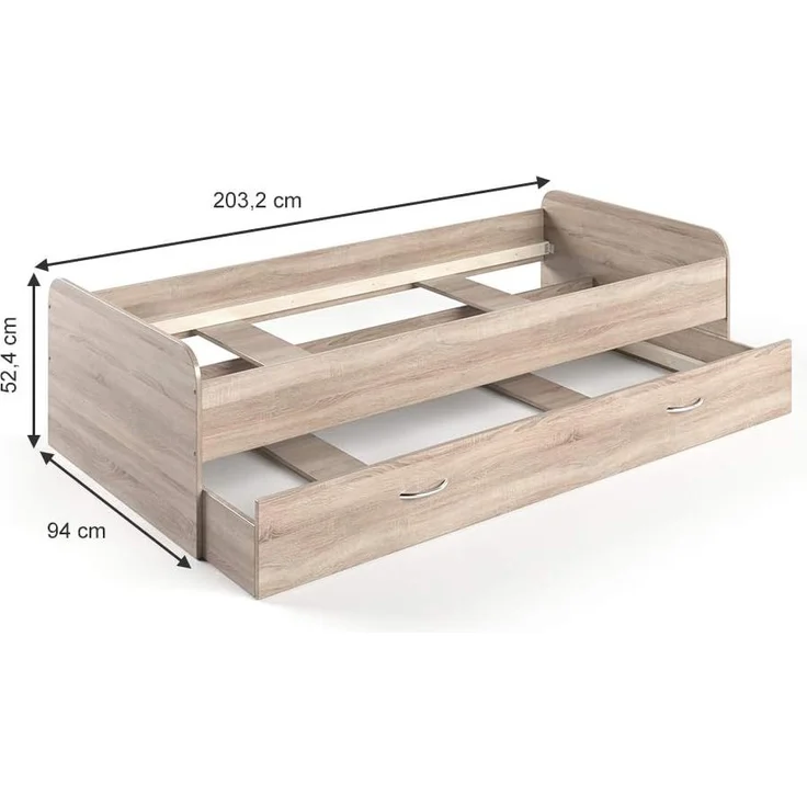 Ausziehbett Enzo Sonoma 90x200 cm Vitalispa – Bild 1