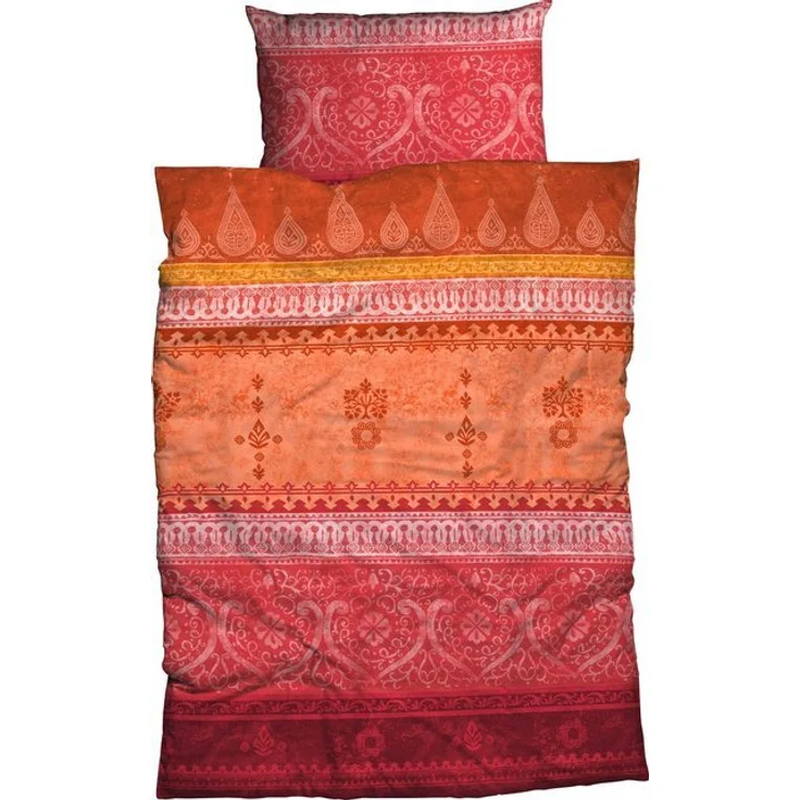 CASATEX Bettwäsche Indi, Satin, 2 teilig, romantisch, orientalisch, weich und gemütlich – Bild 4