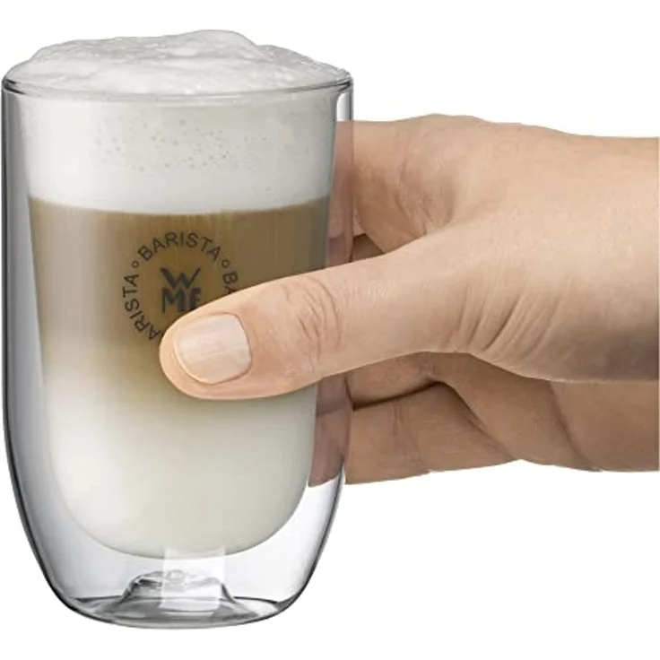 WMF Thermoglas Barista, 2-tlg, Glas, doppelwandiges hitzebeständiges Glas, stilvoll, kein Kondenswasser – Bild 5