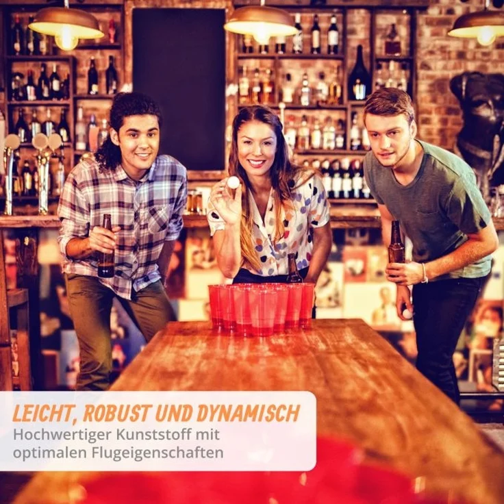 Relaxdays 148 tlg. Beer Pong Set – Bild 3