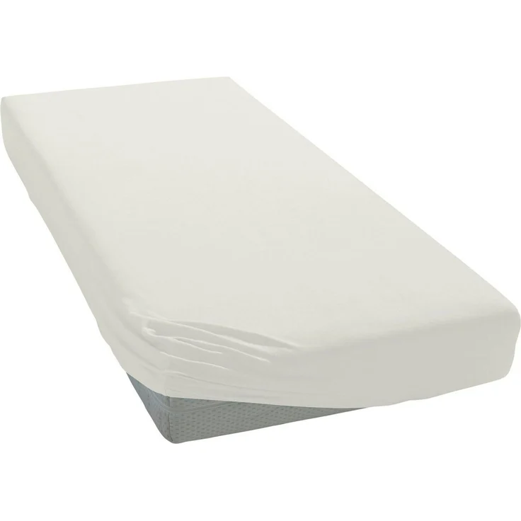 OTTO home Spannbettlaken Cremona, in PREMIUM Qualität aus 96% Baumwolle & 4% Elasthan, Single-Jersey, Gummizug: rundum, (1 Stück), Größe ab 90x200 cm, in 145g/m² sowie 180 g/m² erhältlich – Bild 1