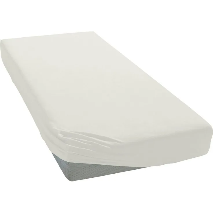 OTTO home Spannbettlaken Cremona, in PREMIUM Qualität aus 96% Baumwolle & 4% Elasthan, Single-Jersey, Gummizug: rundum, (1 Stück), Größe ab 90x200 cm, in 145g/m² sowie 180 g/m² erhältlich