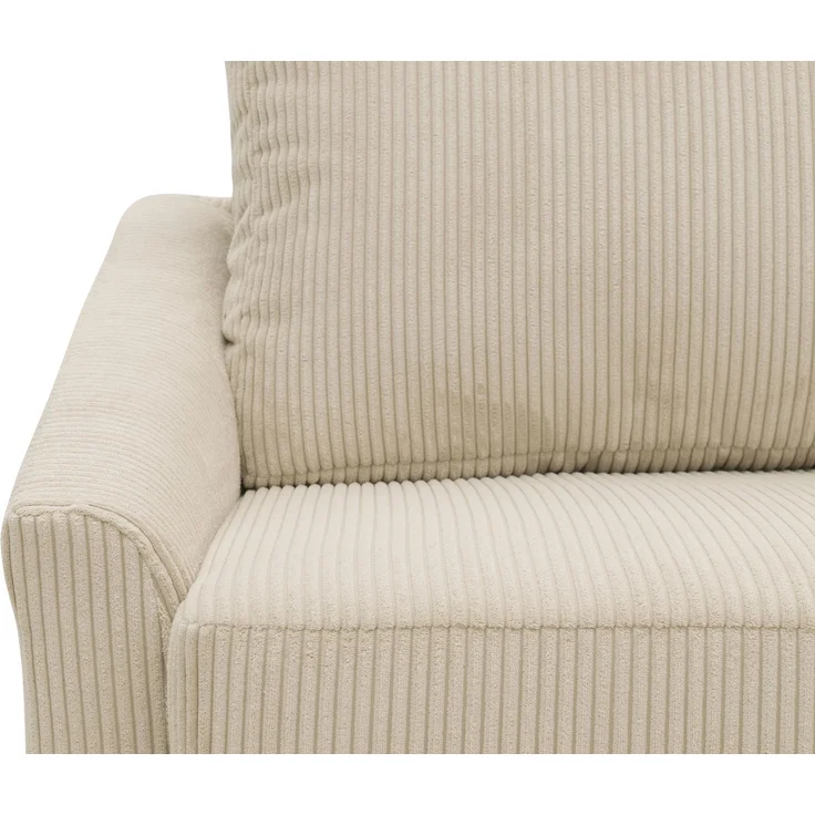 DOMO. collection Sessel Relax Box, Polstersessel mit Boxspringfederung und Schlaffunktion, Armsessel, Cocktailsessel, Loungesessel, 108 x 96 x 86 cm (BxTxH), beige – Bild 9