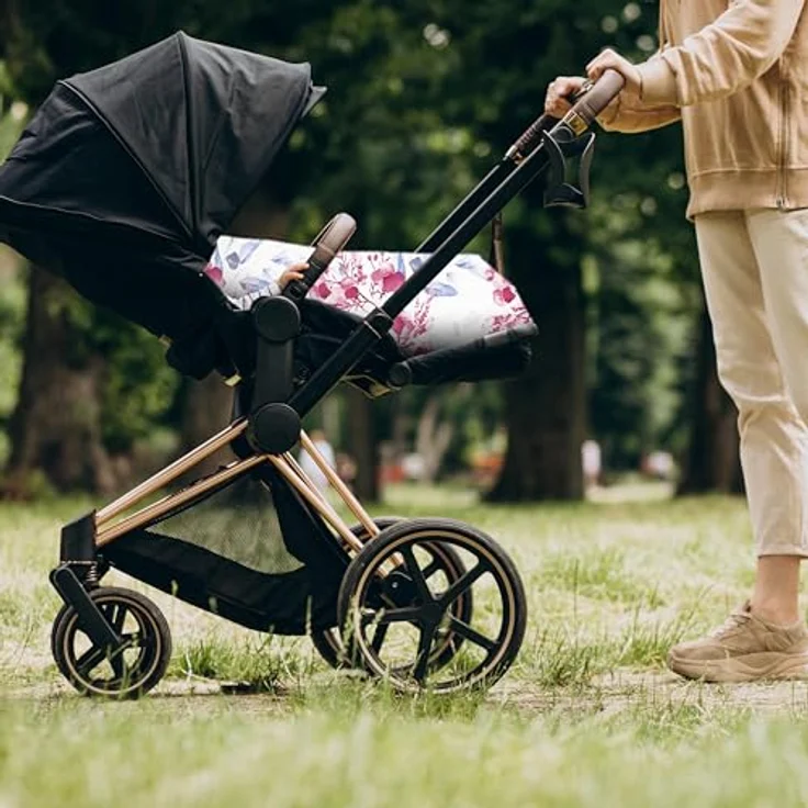 Amilian Babybettwäsche Kinderwagenset - 2tlg. Kinderbettwäsche - 80x80cm + 35x40cm, 100% Baumwolle, 2 teilig, Bettwäscheset für Kinderwagen, Wiege, Babybett - Baby Bettwäsche – Bild 6