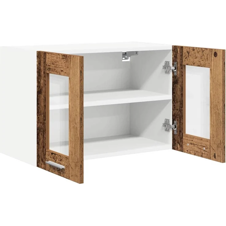 vidaXL Hängeschrank 2 stk. Altholz 60 x 31 x 40 cm Holzwerkstoff 884223 – Bild 6
