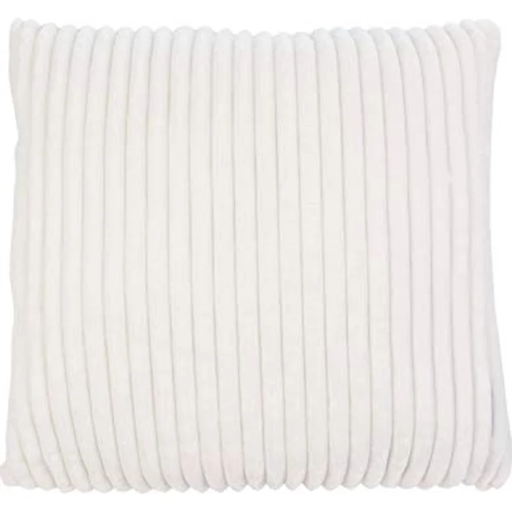 Gözze schoenesWohnen24 Decke, Wollweiß, 50x50cm, 100% Polyester, Maschinenwaschbar, Verdeckt Reißverschluss – Bild 1