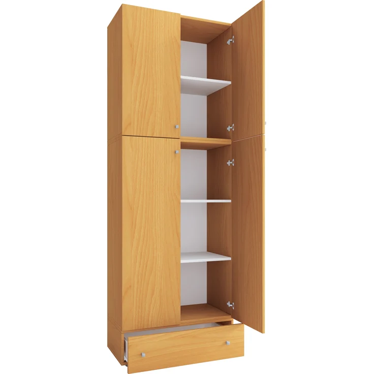 VCM Büroschrank Lona 917794 Buche H. 200 x B. 70 x T. 39 cm – Bild 2