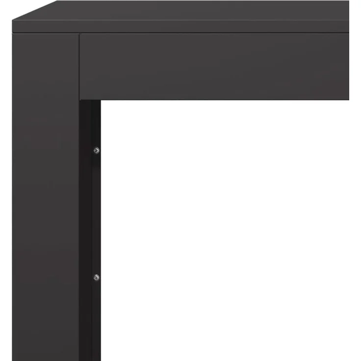 vidaXL Brennholzregal Schwarz 100x40x60 cm Stahl 850982 – Bild 6