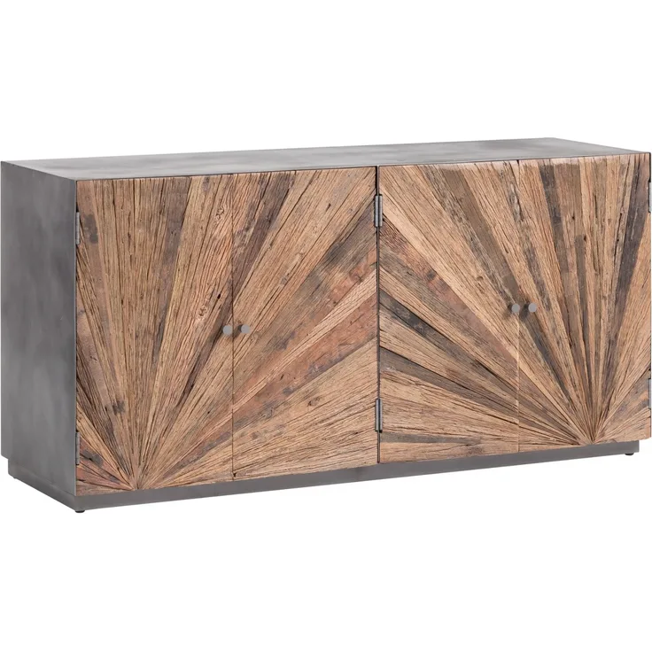 Sideboard Derby rustikales Altholz mit Metallkorpus