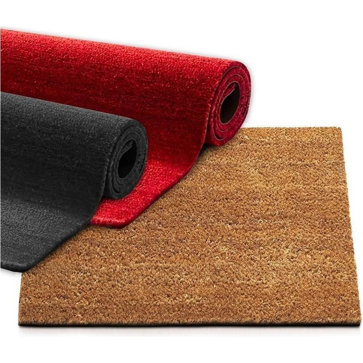 Karat Fußmatte Kokosmatte, 4 Farben, viele Größen, In- & Outdoor geeignet, rechteckig, Höhe: 17 mm – Bild 3