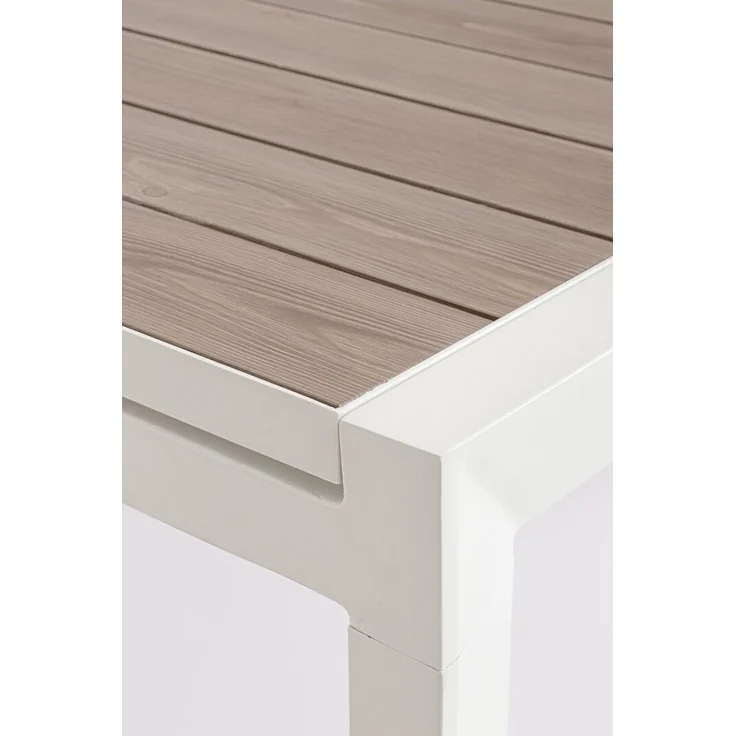 Gartenesstisch Ramel Ausziehbar - Aluminium Off-White, 160-240 x 100 cm – Bild 6