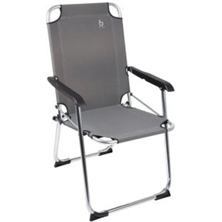 Alu Camping Klappstuhl grau – Bild 6