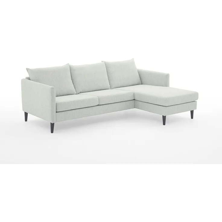 Atlantic Home Collection 3-Sitzer mit rechts oder Links montierbarem Longchair
