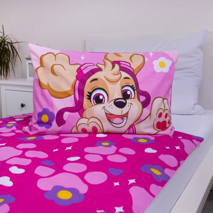 Paw Patrol Bettwäsche für Kleinkinder 100x135 cm 40x60 cm Baumwolle – Bild 4