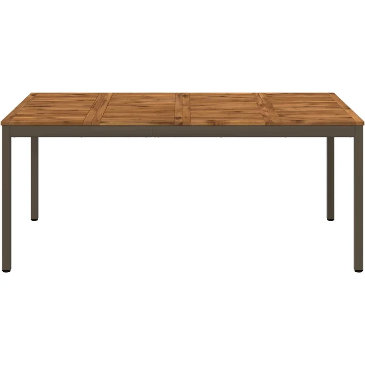 vidaXL Gartentisch NAARDEN Natur und Kaffee 180 x 88,5 x 75 cm 901327 – Bild 3