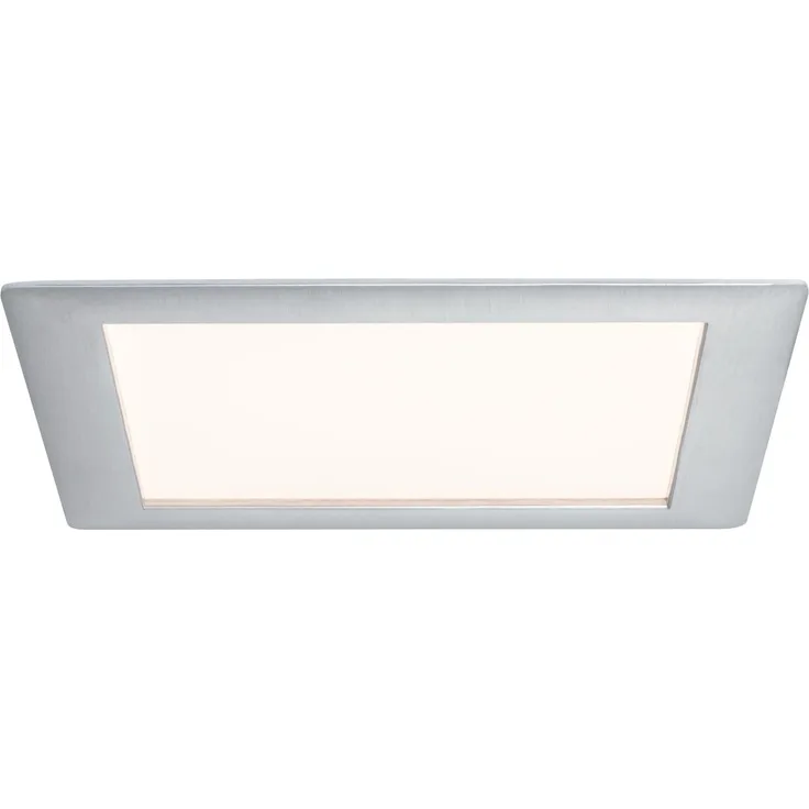 Paulmann Premium Einbauleuchten Set Panel eckig LED 1x15W 2700K 15VA 230V/350mA 210mm Alu gebürstet/Alu5521