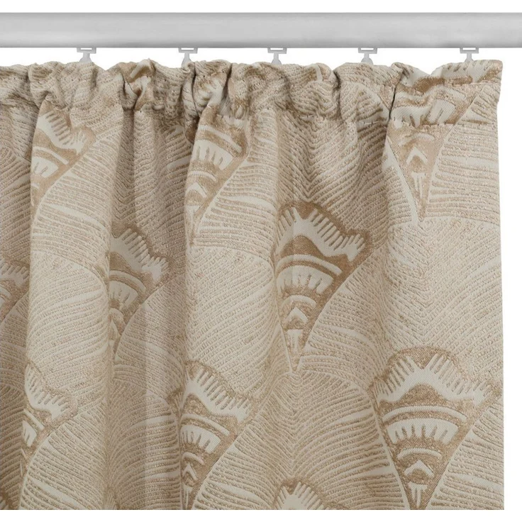 Bruno Banani Verdunkelungsvorhang Alessio, 1 Stück, blickdicht, pflegeleicht, modern (1 St), Kräuselband, verdunkelnd, Polyester, Elegantes Muster, Jacquard, verdunkelnder Stoff, blickdicht,modern – Bild 4