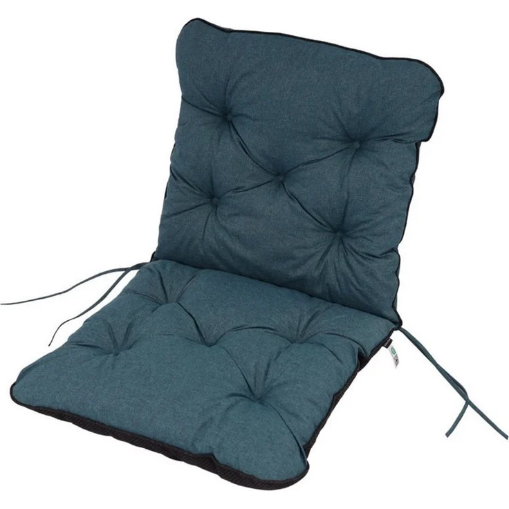 TexDeko Sitzauflage Ecolen Niedriglehner 40 x 40 x 40cm - gesteppte Gartenstuhl-Auflage, (1× Gartenstuhl-Auflage (80 × 40cm), UV-Beständig, Wasserabweisend mit Anti-Rutsch Boden – Bild 4