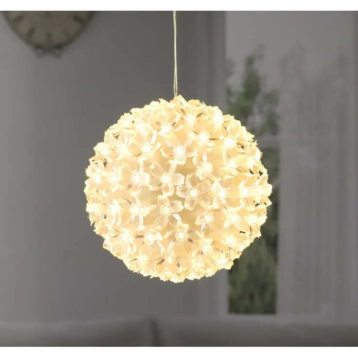 GartenHero LED-Lichterkette Lichterkugel 100 LED Lampen Lichtkugel Leuchtkugel Weihnachten