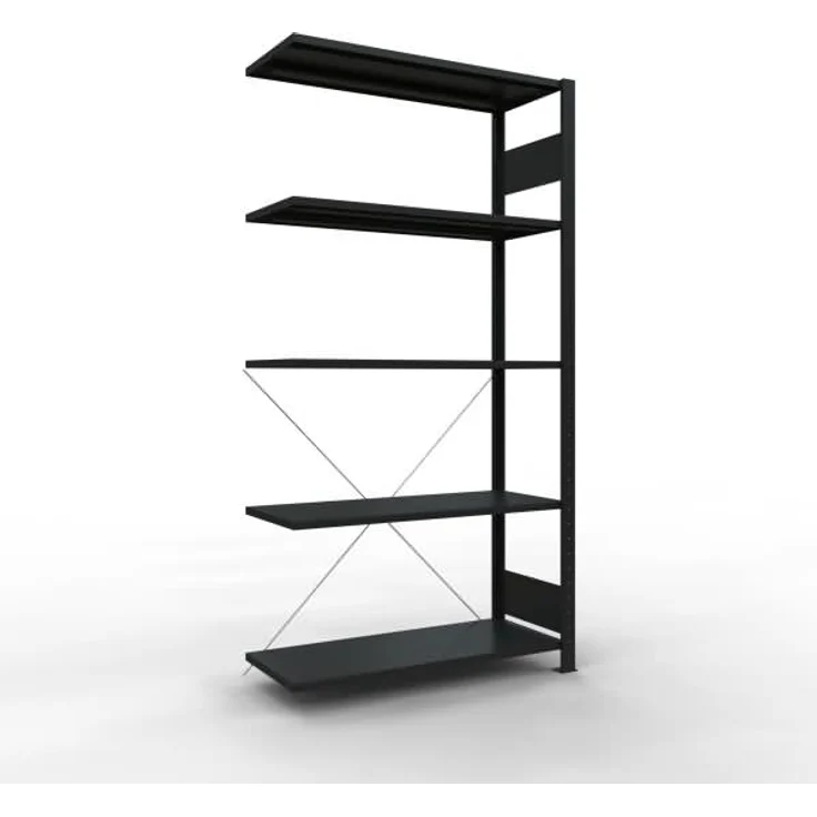Schulte Regal MULTIplus150 32645-S 200x100x40cm schwarz