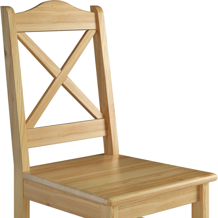 Schöne Sitzgruppe mit Tisch und 2 Stühle Kiefer natur Massivholz 90.70-50 B -Set 20 – Bild 7