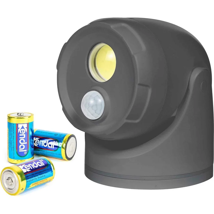 Northpoint LED Wandstrahler LED Batterie Spot Strahler Flutlicht Bewegungsmelder inkl. D-Batterien – Bild 3