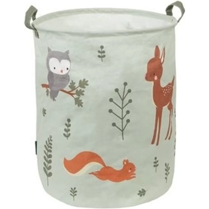 A Little Lovely Company Aufbewahrungskorb Waldfreunde mit Griffen Fuchs Für Spielzeug Kuscheltiere – Bild 6