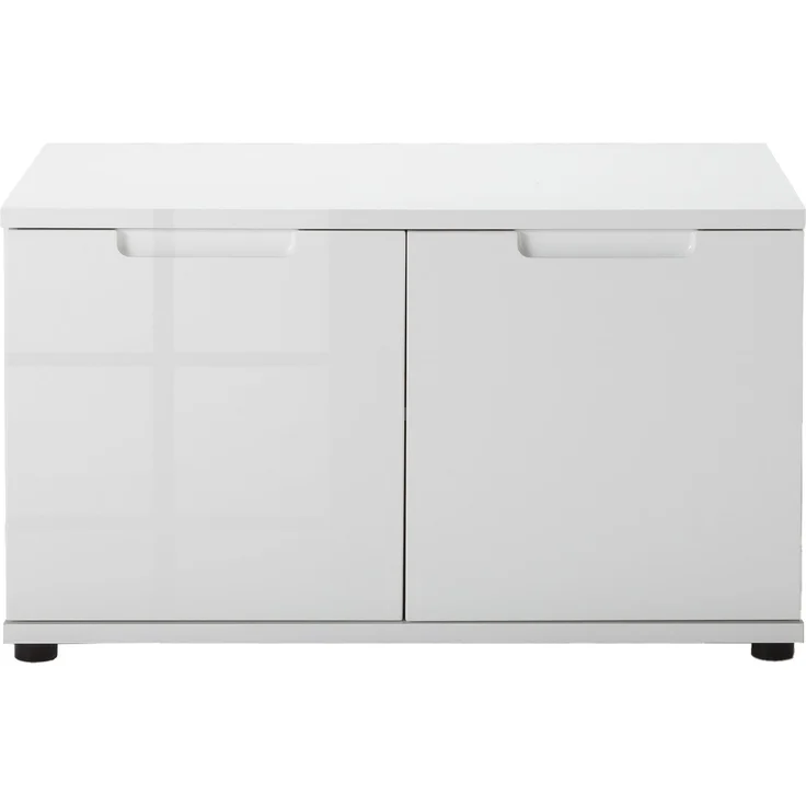 Kommode self Nelli 5 / self Nellli 5, Holzwerkstoff, Weiß, 90 x 52 x 40 cm – Bild 1