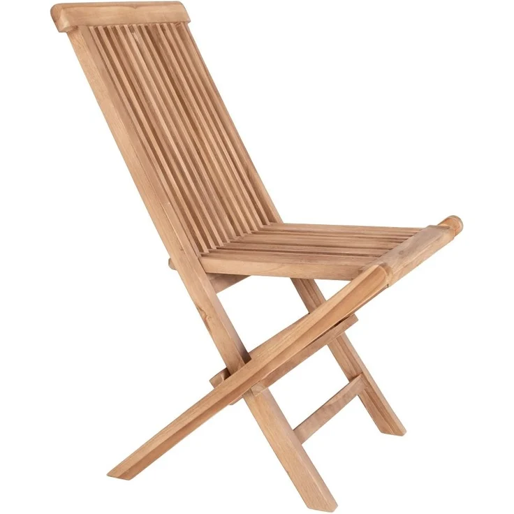 Gartenstuhl >Toledo< (2er-Set) in Teak, Massivholz - 46x89x62cm (BxHxT) – Bild 4