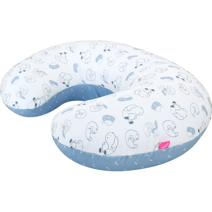 Motherhood Stillkissen Basic, abnehmbarer Bezug, ergonomisch geformt, 100% Baumwolle, Stillkissen klein, Stilkissen Baby – Bild 1
