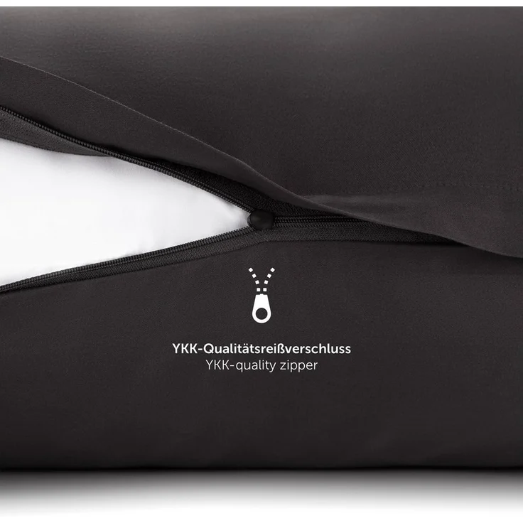 Blumtal Bettwäsche Premium Mako Satin Baumwolle mit Kissenbezug, Mako-Satin, 2 teilig, Superweiches Bettbezug Set mit edler Glanz Optik – Bild 2