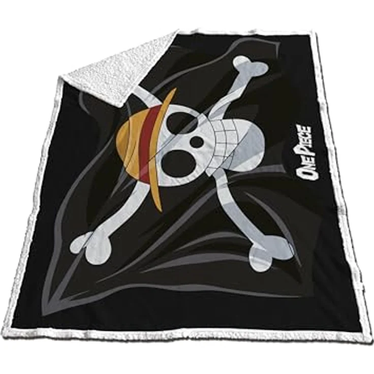 One Piece Sherpa Decke – Superweiche Kuscheldecke 130x170 cm für Anime-Fans – Bild 2