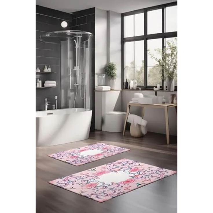Mijolnir 'CT-5248' Badematten-Set (2-teilig), Mehrfarbig