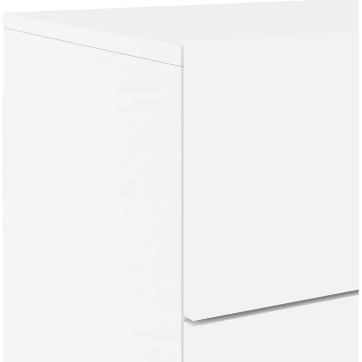 vidaXL Wand-Nachttisch mit LED-Leuchten Weiß 836812 – Bild 6