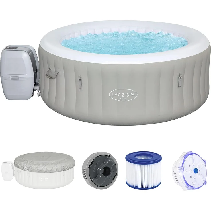 LAY-Z-SPA® Whirlpool 'Tahiti AirJet™', Ø 180 x 66 cm, rund – Bild 3