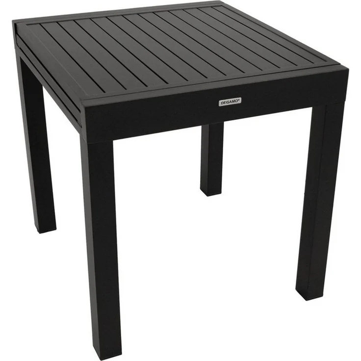 DEGAMO Gartentisch ALCUDIA, ausziehbar 70/140x70cm, Aluminium wetterfest, anthrazit – Bild 2