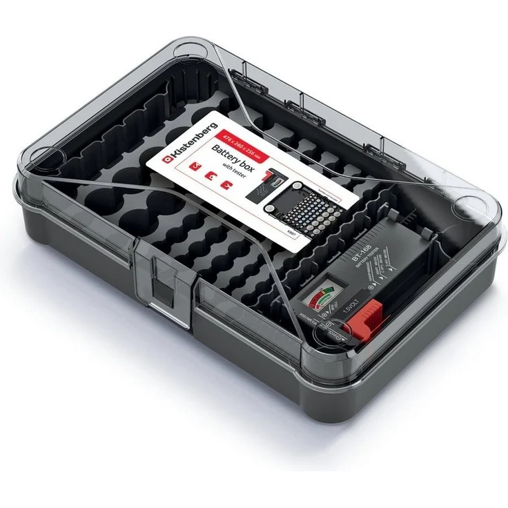 Kistenberg Batterie Box Organiser KBBT mit Battery Tester – Bild 5
