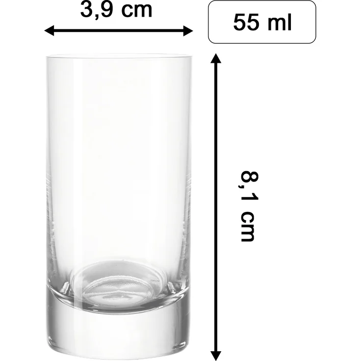 Luxentu Stamper 55 ml 6er Set Schnaps-Ensemble – Bild 2