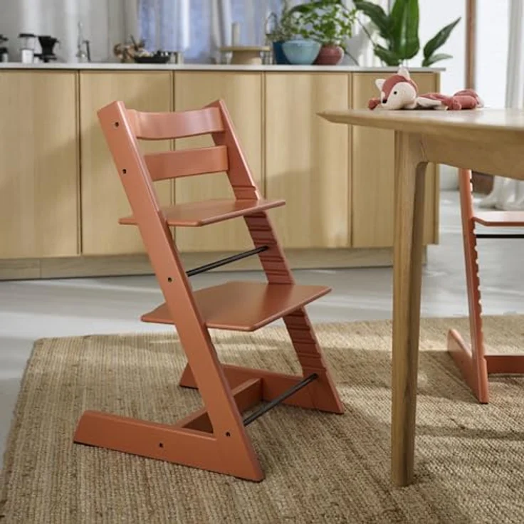 Stokke Tripp Trapp Hochstuhl mit ergonomischem Design, terracotta – Bild 5