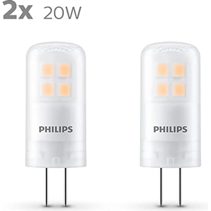 Philips PL76785 LED Lampe G4, 1,8 W (entspricht 20 W), warmweiß (2700K), 205 lm, EEK A++ – Bild 4