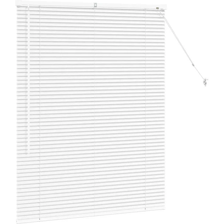vidaXL Venezianische Jalousie Weiß 130 x 105 cm 25 mm Aluminium 42005973 – Bild 5