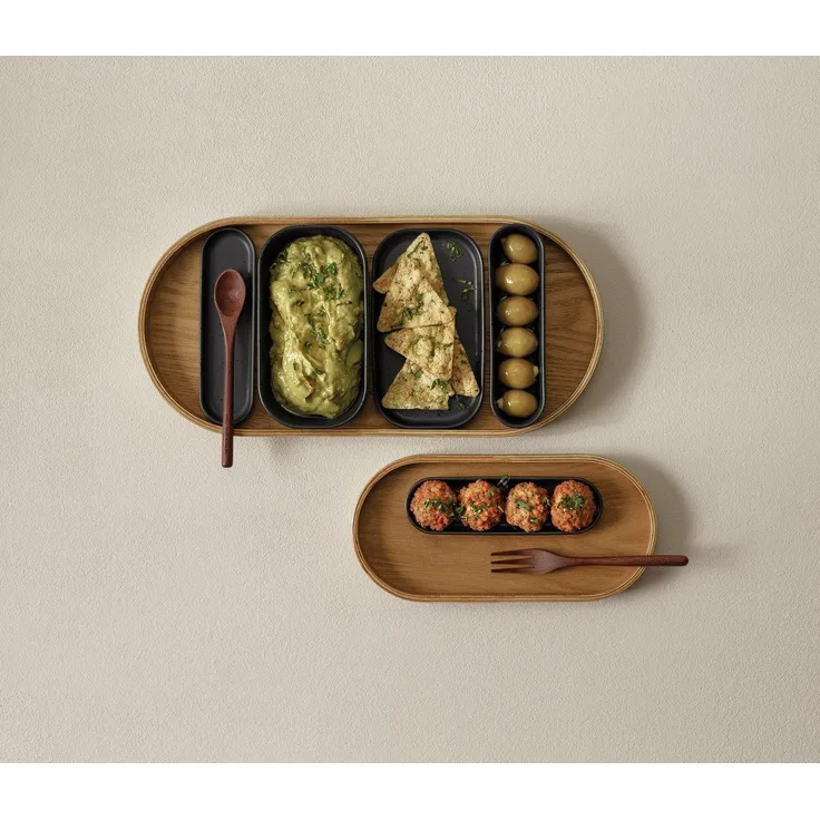 ASA Selection wood Holztablett Oval, Holz Tablett, Serviertablett, Weidenholz, 35. 5x16. 5 cm, 53696970