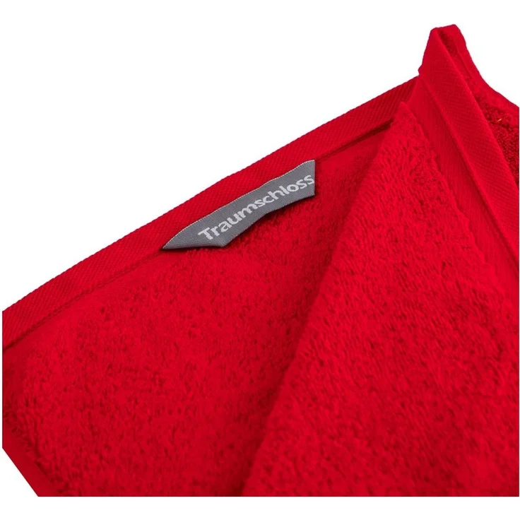 Traumschloss Gästehandtuch Frottier-Line, Frottier (1-St), Flauschig weich & angenehm zur Haut, Rot – Bild 3