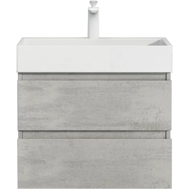 doporro Badmöbel-Set Badmöbel-set Verona Waschbecken-Unterschrank Wandmontage – Bild 1
