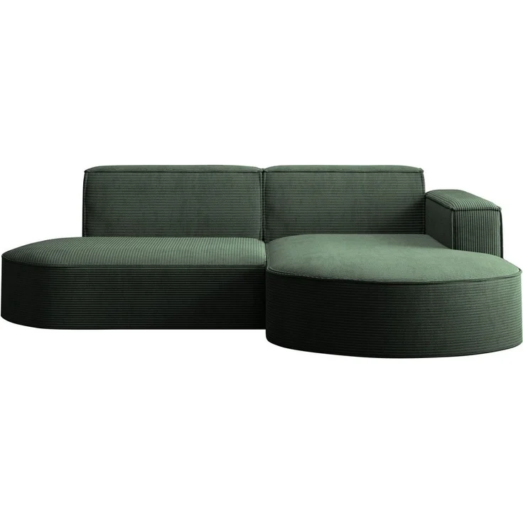 Kaiser Möbel Ecksofa Designer MODENA STUDIO L stoff Cord, Ecksofa, Cord Sofa, L-Form, Links/Rechts wählbar – Bild 1